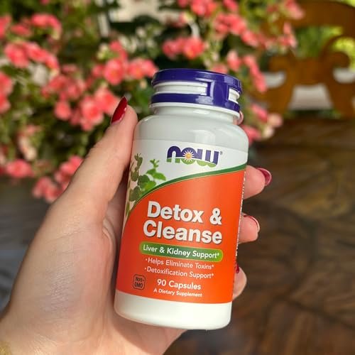 NOW Foods Detox & Cleanse – 90 vegane Kapseln zur Unterstützung von Leber und Nieren