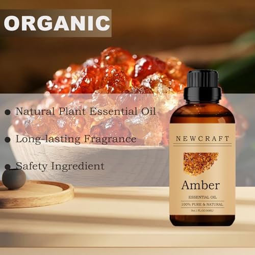 Amber Ätherisches Öl, 100% rein und natürlich, 30 ml - NewCraft