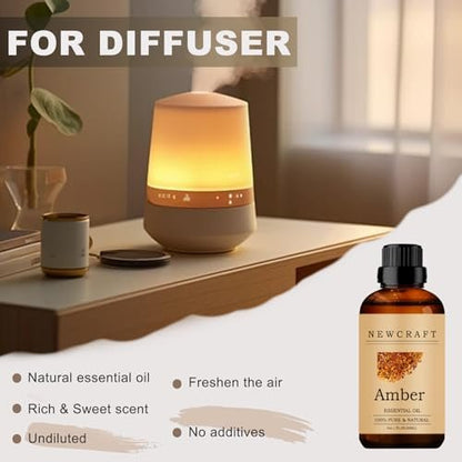 Amber Ätherisches Öl, 100% rein und natürlich, 30 ml - NewCraft