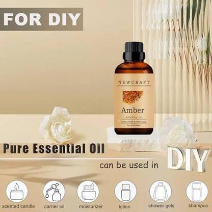 Amber Ätherisches Öl, 100% rein und natürlich, 30 ml - NewCraft