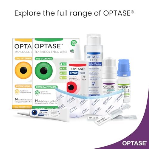 Optase Dry Eye Intense Drops, 30 Einzeldosis-Vials – Konservierungsmittelfreie Augentropfen bei trockenen Augen – Künstliche Tränen für mittelschwere bis schwere Fälle – Kontaktlinsenkompatibel – 0,01 fl oz pro Vial