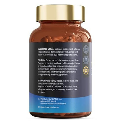 Totaria Magnesium Complex 700mg 12-in-1 – Hochdosiertes Magnesium mit Glycinat, Citrat, Malat, Oxid, Taurat, Aspartat, Orotat – Vegan, 120 Kapseln