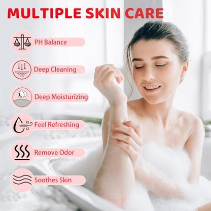 2er-Pack Yoni Wash, natürliche Damenhygiene für pH-Balance, Yoni Körperwäsche für Intimpflege, Feuchtigkeitsspendend, Geruchsentfernung, Erdbeerduft