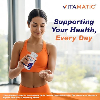 Vitamatic Chelatiertes Bor (als Glycinat) 10 mg - 240 Tabletten - Unterstützt Hormonhaushalt, Knochengesundheit & Bindegewebe