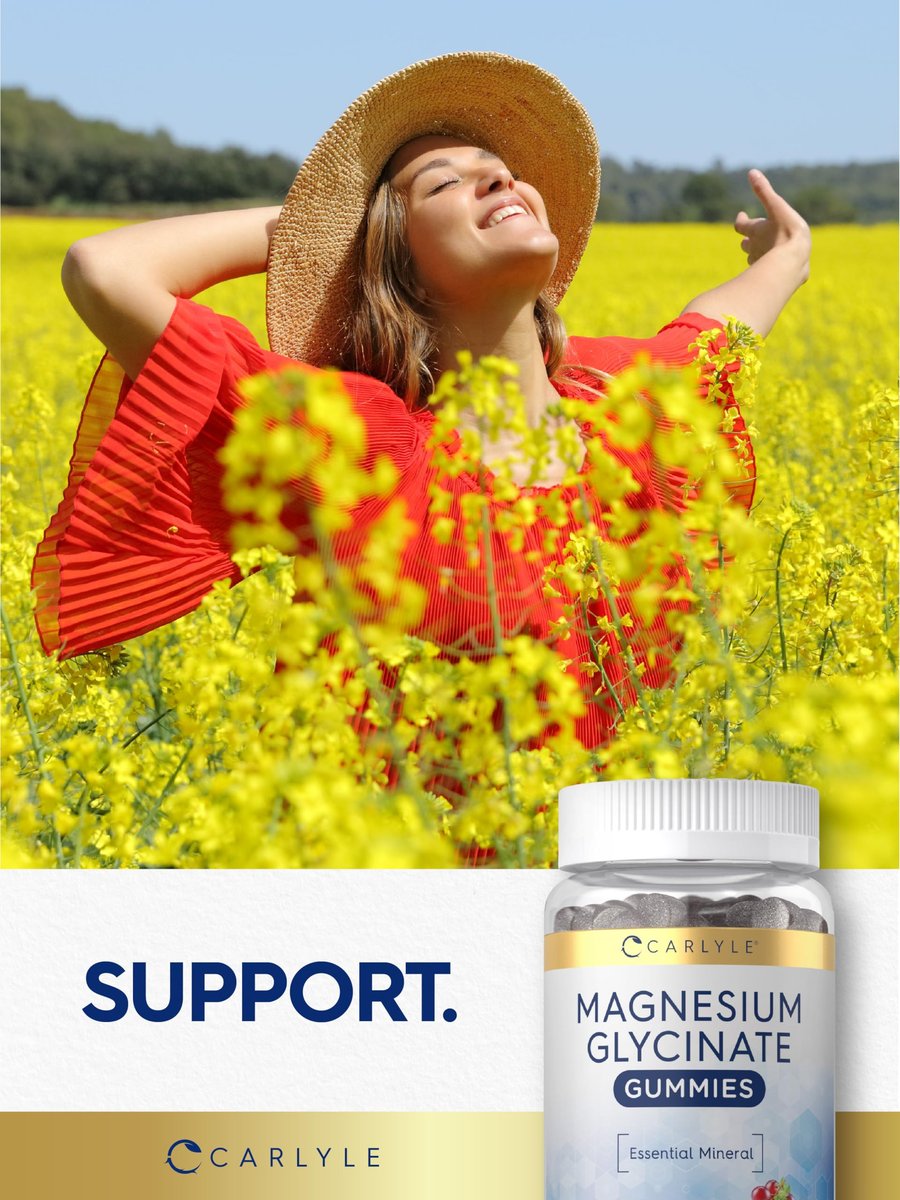 Carlyle Magnesium Glycinat Gummibärchen | 60 Stück | Traubengeschmack | Vegan, Nicht-GVO, Glutenfrei