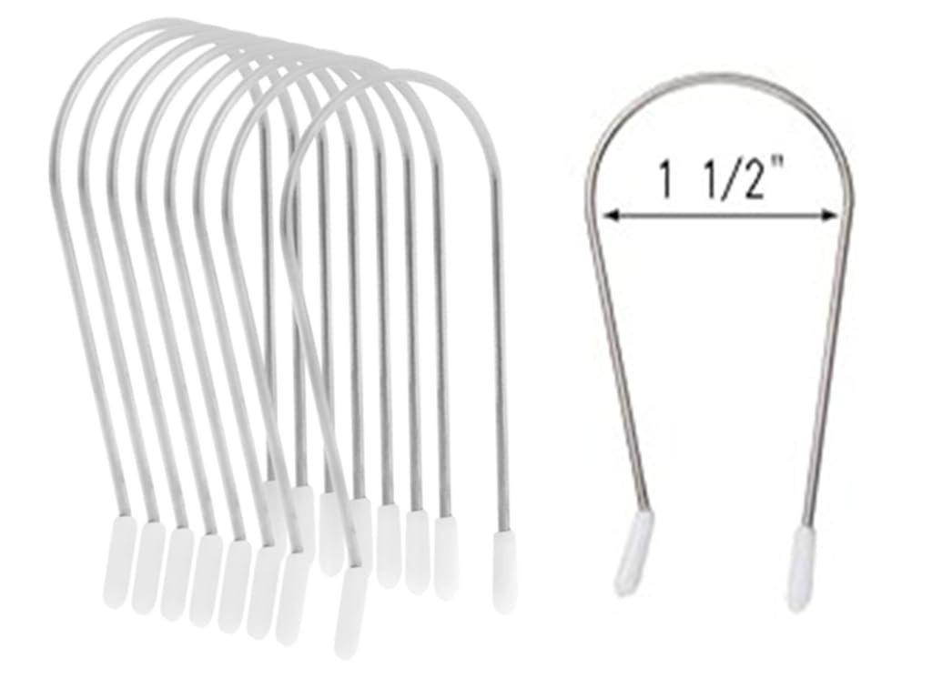 DDRAUY Heißwickler-Clips Ersatzset – Sicherungsklammern für 1 1/2 Zoll Heißwickler, 8 Stück