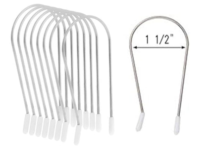 DDRAUY Heißwickler-Clips Ersatzset – Sicherungsklammern für 1 1/2 Zoll Heißwickler, 8 Stück