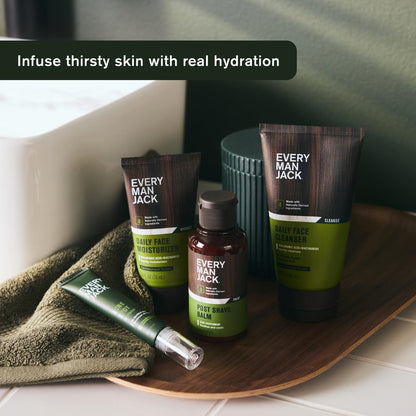 Every Man Jack Tägliche Gesichtsreinigung & Feuchtigkeitscreme Set für Männer – Hydratisierende Hautpflege-Routine mit Hyaluronsäure, Niacinamid & Aloe