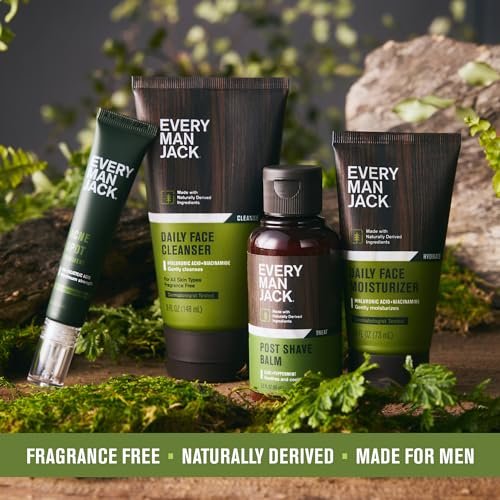 Every Man Jack Tägliche Gesichtsreinigung & Feuchtigkeitscreme Set für Männer – Hydratisierende Hautpflege-Routine mit Hyaluronsäure, Niacinamid & Aloe
