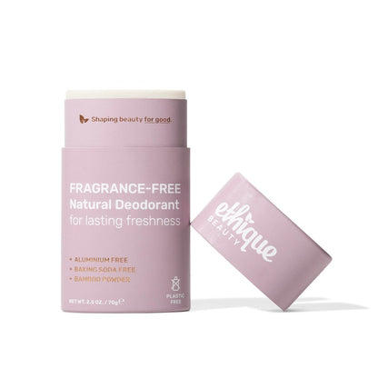 Ethique Minimalist Duftfreier Deodorant Stick für Männer & Frauen – natürlich, aluminiumfrei, plastikfrei, vegan, tierversuchsfrei, umweltfreundlich, 2,47 oz