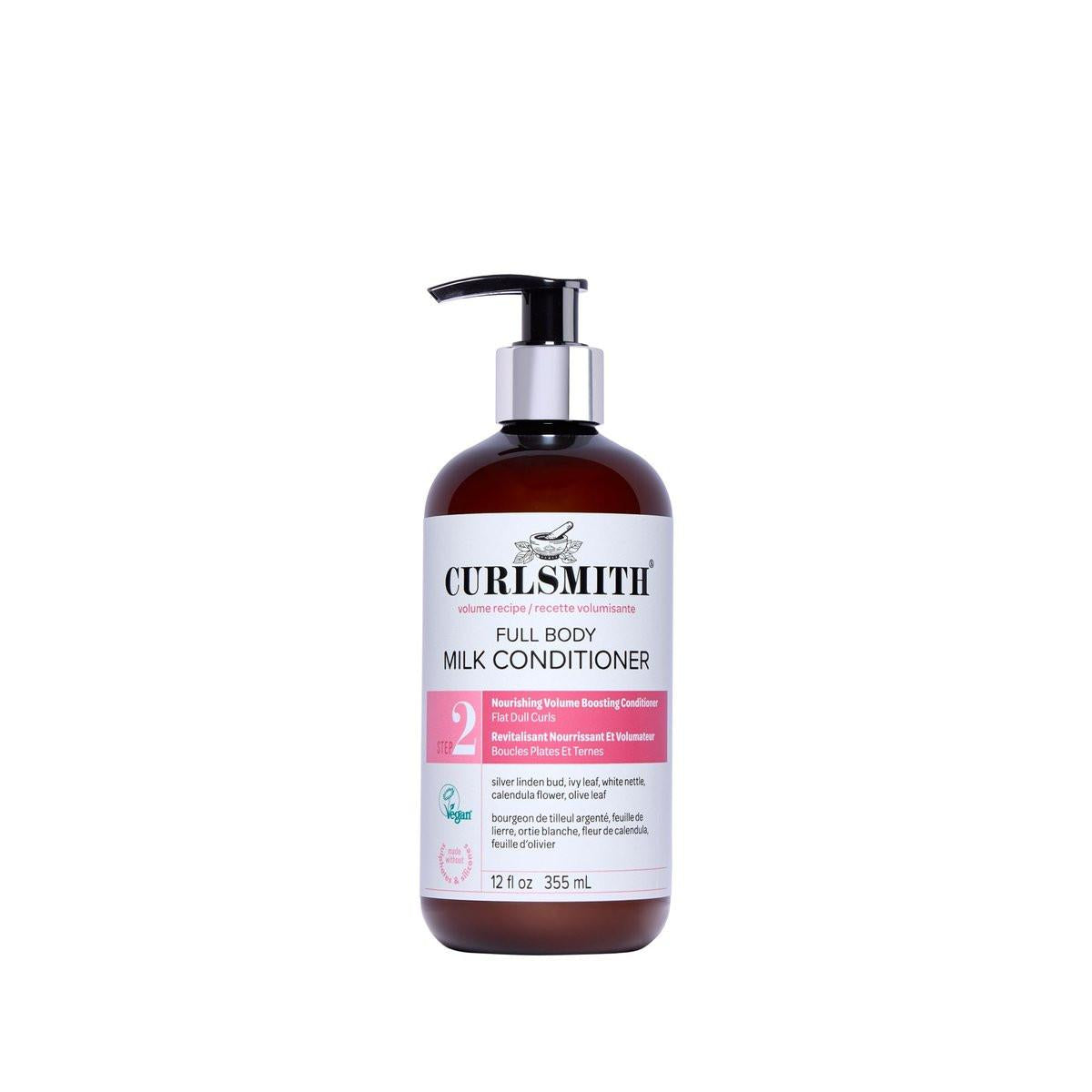 CURLSMITH Full Body Conditioner – Leichtgewicht Volumenpflege, Feuchtigkeitsspendend & Entwirrend, Für alle Lockentypen, Vegan & Tierversuchsfrei (355 ml)