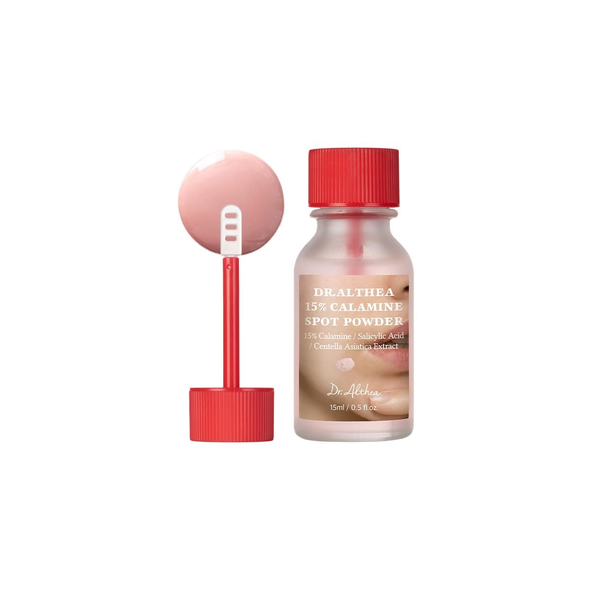 Dr.Althea 15% Calamine Spot Powder | Pickelpflege, Trocknungslotion, Spot-Lösung | Koreanische Hautpflege, 15 ml