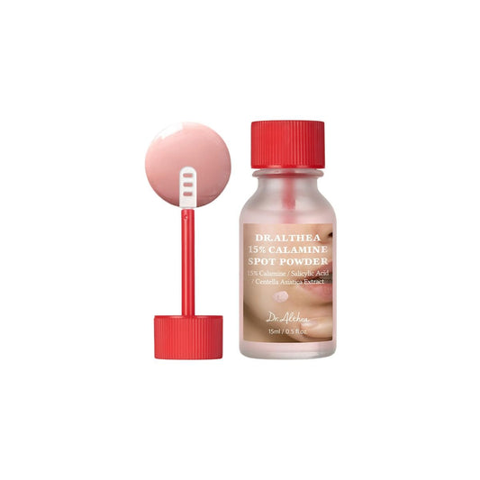 Dr.Althea 15% Calamine Spot Powder | Pickelpflege, Trocknungslotion, Spot-Lösung | Koreanische Hautpflege, 15 ml