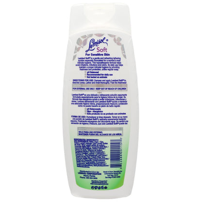 Lemisol Soft Intimwaschlotion – Duftfrei für empfindliche Haut, pH-hautneutral, Geruchskontrolle, 12,5 Fl Oz Flasche (1er-Pack)