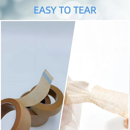 NBLEISHI Hypoallergenes Weiches Papier-Medizinisches Tape, 1,27 cm x 10 Yards (6 Rollen), Selbstklebendes Chirurgisches Tape in Hautfarbe, Atmungsaktiv und Medizinische Qualität, Ideal für Empfindliche Haut, Wundversorgung, Einzeln Verpackt