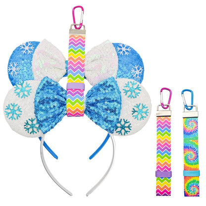 MAGNEECH 2er-Pack Mausohr-Halter für Rucksack – Kopfhörer-Halter mit Haken, Lanyard-Schlüsselanhänger, Reisezubehör-Organizer