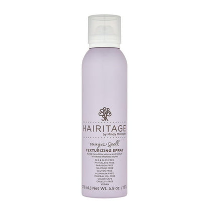 Hairitage Magic Spell Texturizing Spray – Volumisierender Textur-Spray für Frauen, für glattes, welliges und lockiges Haar, mit Reisprotein + Sonnenblumenkernöl – 5,9 oz (175 ml)