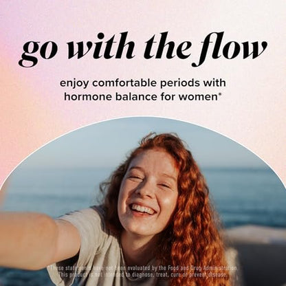 PMS-Unterstützung für Frauen mit Linderung von PMS-Symptomen | Hormonelle Akne, Hormonbalance & Periodenbeschwerden | Mönchspfeffer-Präparat mit Dong Quai, Cranberry & Vitamin B6 | Non-GMO 30 Kapseln