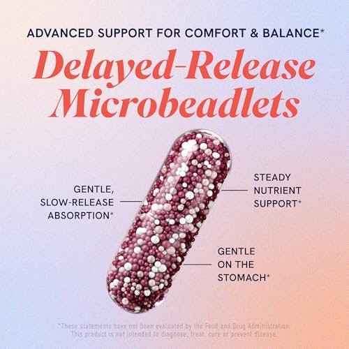 PMS-Unterstützung für Frauen mit Linderung von PMS-Symptomen | Hormonelle Akne, Hormonbalance & Periodenbeschwerden | Mönchspfeffer-Präparat mit Dong Quai, Cranberry & Vitamin B6 | Non-GMO 30 Kapseln