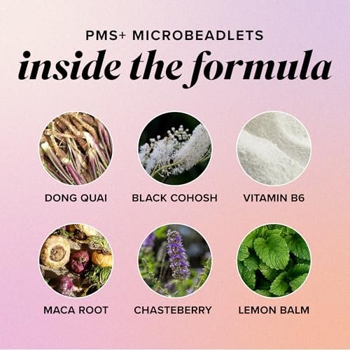 PMS-Unterstützung für Frauen mit Linderung von PMS-Symptomen | Hormonelle Akne, Hormonbalance & Periodenbeschwerden | Mönchspfeffer-Präparat mit Dong Quai, Cranberry & Vitamin B6 | Non-GMO 30 Kapseln