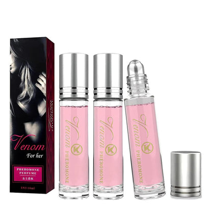 Lunex Phero Perfume für Frauen – 3er-Pack Pheromon-Parfum, langanhaltender Roll-On, 0,33 Fl Oz