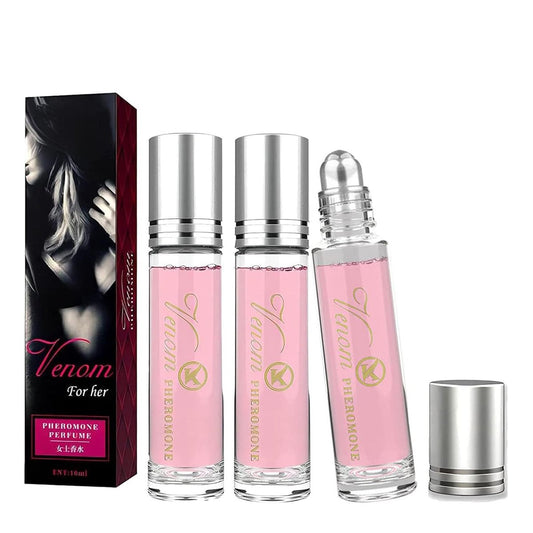Lunex Phero Perfume für Frauen – 3er-Pack Pheromon-Parfum, langanhaltender Roll-On, 0,33 Fl Oz