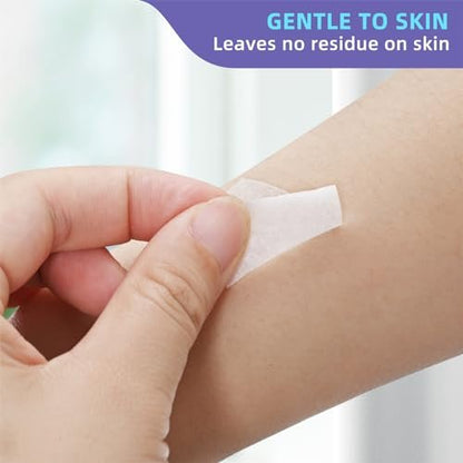 iFwevs Medizinisches Papierpflaster 10 Rollen - 1" x 10 Yards Latexfrei & Hypoallergen, Weiches Papier-Chirurgiepflaster für Haut, Wundversorgung, Erste-Hilfe-Tape