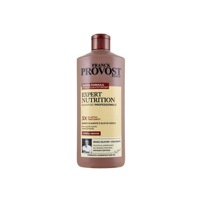 Franck Provost Paris Shampoo Expert Nutrition mit Sheabutter und Kokosöl für trockenes Haar 500 ml