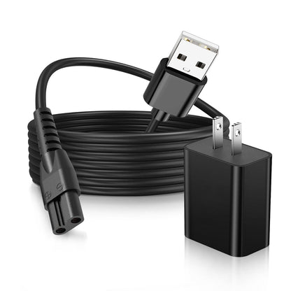 QCCAC 5V USB-Netzteil Ersatz für Manscaped Lawn Mower 3.0, Trimmer 2.0 – Ladegerät für Haarschneider