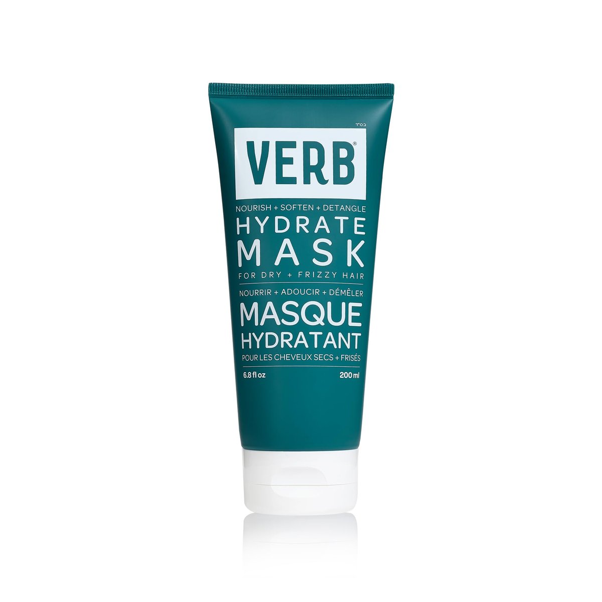 VERB Hydrate Mask 6,8 fl oz – Intensivfeuchtigkeit für trockenes & krauses Haar – Geschmeidigkeit & Entwirrung – Amber & warmer Jasmin Duft