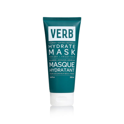 VERB Hydrate Mask 6,8 fl oz – Intensivfeuchtigkeit für trockenes & krauses Haar – Geschmeidigkeit & Entwirrung – Amber & warmer Jasmin Duft