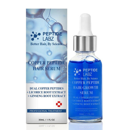 Copper Peptide Haar Serum mit Kupfer-Tripeptid-1 – Duales Peptid-Skalpbehandlung plus Süßholzwurzelextrakt