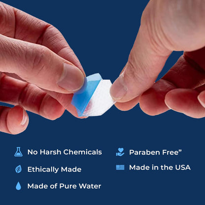 Medagel Hexagels Plus Aloe Vera - Fortschrittliche Hydrogel-Pads zur Blasenprävention und beruhigenden Verbrennungsversorgung - Schutz für Fuß, Ferse, Zeh und Knöchel, 50 Stück, 1-Zoll-Pflaster, Originalformel