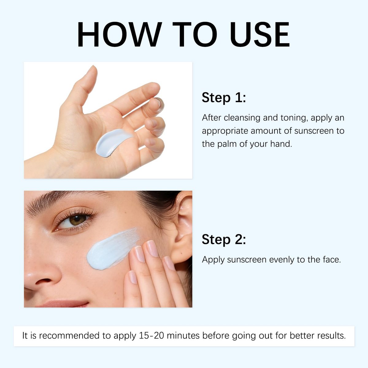 Sonnencreme Stick mit Centella SPF50+ PA++++ Feuchtigkeitsspendender Sun Stick wasserfest leichter UVA UVB Breitbandschutz Sonnenschutzstift für Gesicht und Körper (1 Stück)