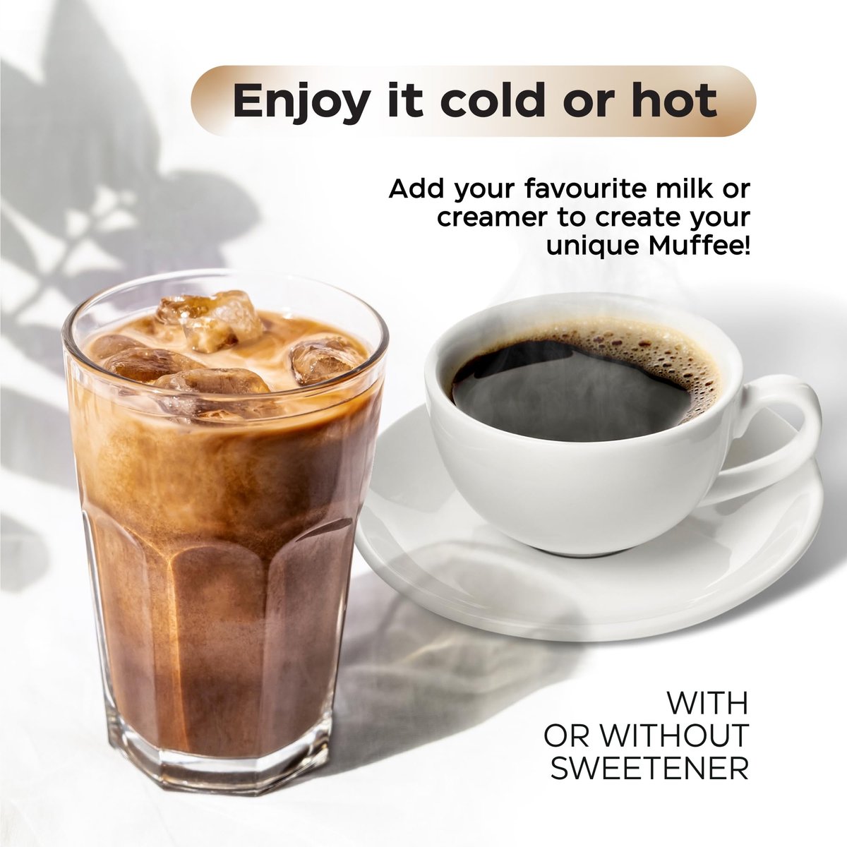 Wellneum Mushroom Coffee - French Roast Style Instant Kaffee mit Löwenmähne 900mg für Fokus + Reishi, Chaga & Turkey Tail - 10-in-1 Pilze Fruchtkörper Adaptogen Mischung, Zuckerfrei, 35 Portionen