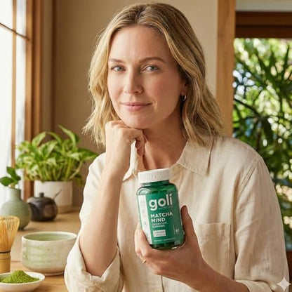Goli Matcha Mind Cognitive Gummies mit Cognizin Citicolin - 250 mg Citicolin plus Matcha-Pulver - Gehirn Gesundheit und Fokus Unterstützung - Vegan, Nicht-GVO, Glutenfrei