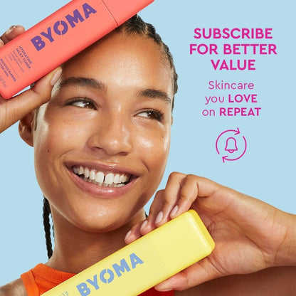 BYOMA Liptide Lip Oil – Glänzender, nicht klebriger Lippenglanz mit Peptiden, Avocado- & Tamanu-Öl – Pflegt, polstert, hydratisiert – 0,16 oz