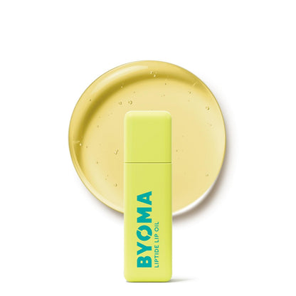 BYOMA Liptide Lip Oil – Glänzender, nicht klebriger Lippenglanz mit Peptiden, Avocado- & Tamanu-Öl – Pflegt, polstert, hydratisiert – 0,16 oz