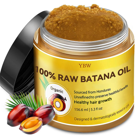 Dr. Sebi Bio Rohes Batana Öl für Haarwachstum – 100% reines & natürliches Honduras Öl für dickeres, stärkeres Haar für Männer und Frauen