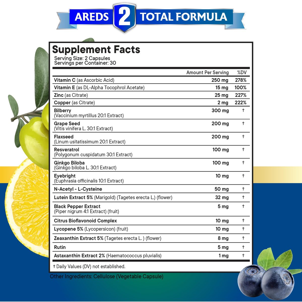 NEW AGE Augengesundheit Vitamine mit Heidelbeere, Lutein & Zeaxanthin, Lycopin, Resveratrol, Traubenkern, Astaxanthin - Augen Vitamin - 60 Kapseln
