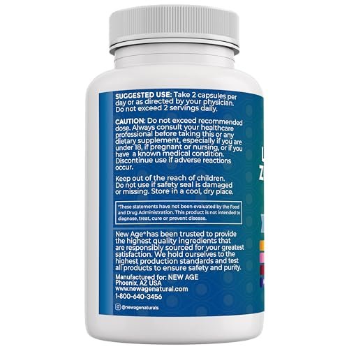NEW AGE Augengesundheit Vitamine mit Heidelbeere, Lutein & Zeaxanthin, Lycopin, Resveratrol, Traubenkern, Astaxanthin - Augen Vitamin - 60 Kapseln