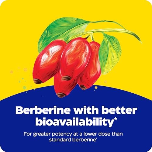 Enzymedica Berberin Phytosome – Hoch bioverfügbares Berberin für natürliche Stoffwechselunterstützung | 60 Kapseln