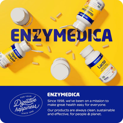 Enzymedica Berberin Phytosome – Hoch bioverfügbares Berberin für natürliche Stoffwechselunterstützung | 60 Kapseln