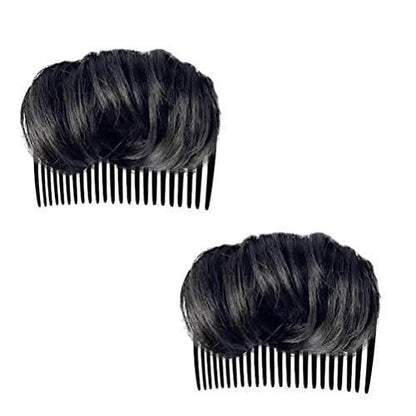 Stylebest Volumen-Haarkissen Unsichtbares Haarpad Haarstyling-Clip Duttformer-Einsatzwerkzeug Multifunktionales Haar-Accessoire mit Kamm für Frauen Hellbraun, Dunkelbraun, Schwarz