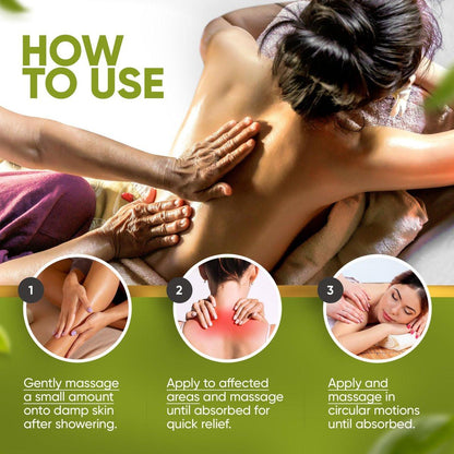 Weihrauch Massageöl – 100% rein & natürlich – Massagetherapieöl gegen Muskelkater & Verspannungen – Körperöl für Dehnungsstreifen & Narben, angereichert mit Weihrauch- und Geranienöl – 240 ml