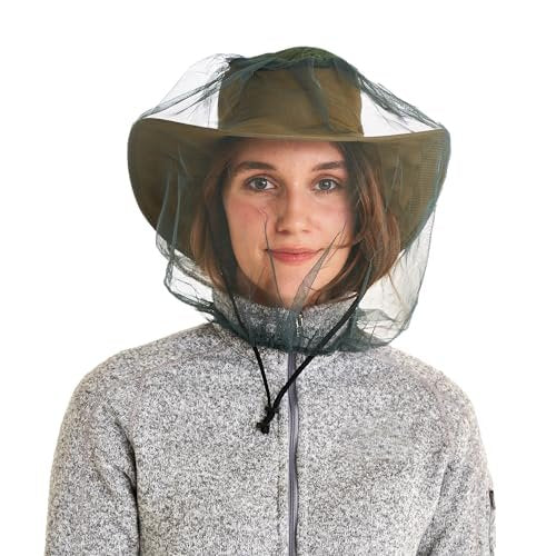 Coghlan's Moskitonetz für den Kopf: Ultrafeines Netz für Outdoor-Camping, Wandern & Angeln – Atmungsaktiv & Leicht