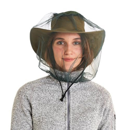 Coghlan's Moskitonetz für den Kopf: Ultrafeines Netz für Outdoor-Camping, Wandern & Angeln – Atmungsaktiv & Leicht
