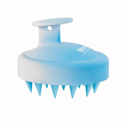 HEETA Scalp Massager Haarwachstum, Weiches Silikon-Kopfhautbürste Shampoo-Bürste für Peeling, Schuppenentfernung, Kopfmassage Stressabbau, Nass & Trocken für Dickes Dünnes Lockiges Haar, Gradient Blau