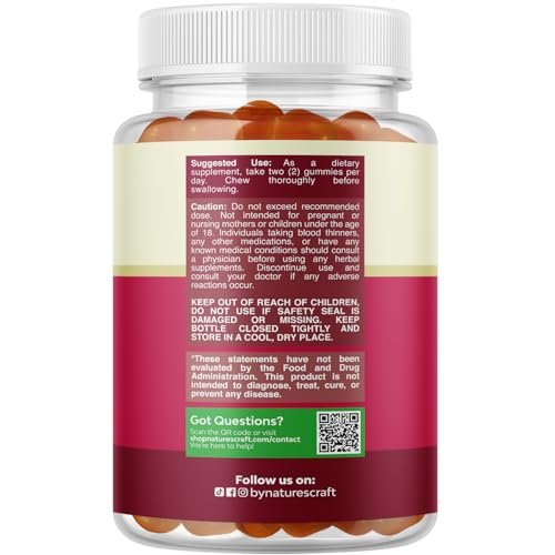 Fruchtbarkeits-Gummibärchen für Frauen – Myo-Inositol, Folsäure & Mönchspfeffer – Vegan, glutenfrei – Saftiger Pfirsich – 60 Stück