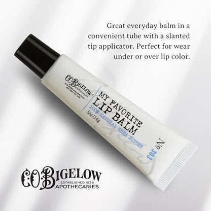 C.O. Bigelow Meine Lieblings-Lippenbalsam-Tuben, 3er-Pack mit Sheabutter und Jojobaöl, 0,5 oz